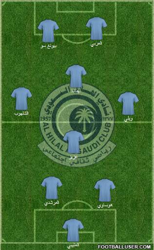 Al-Hilal (KSA) Formation 2011