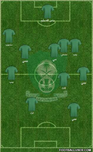 Al-Ahli (KSA) Formation 2011