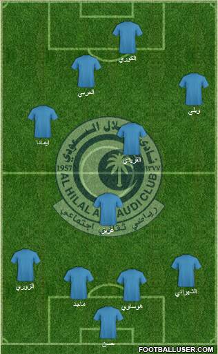 Al-Hilal (KSA) Formation 2011