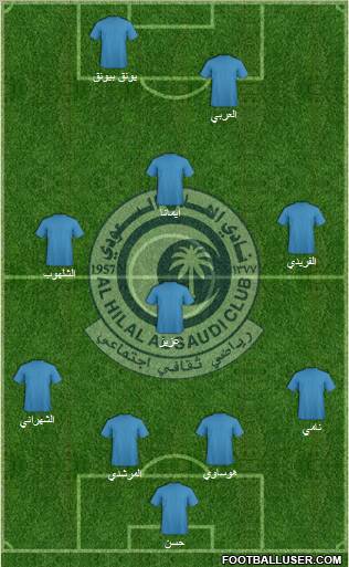 Al-Hilal (KSA) Formation 2011