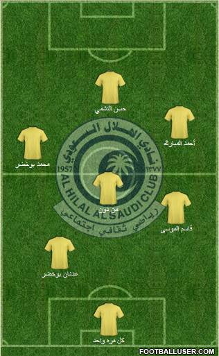 Al-Hilal (KSA) Formation 2011