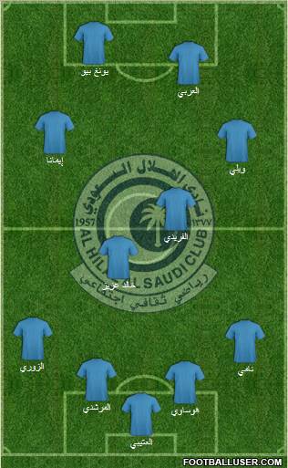 Al-Hilal (KSA) Formation 2011