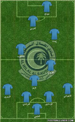 Al-Hilal (KSA) Formation 2011