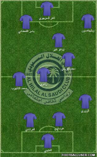 Al-Hilal (KSA) Formation 2011