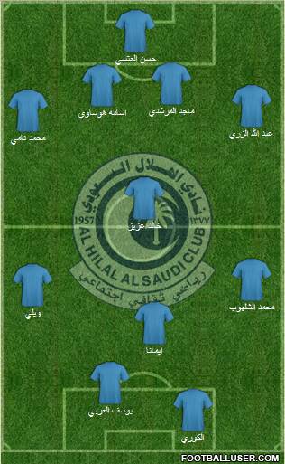 Al-Hilal (KSA) Formation 2011