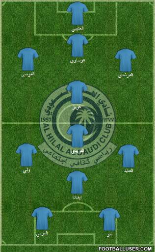 Al-Hilal (KSA) Formation 2011