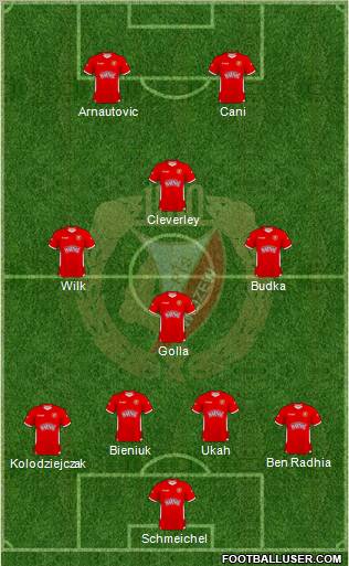 Widzew Lodz Formation 2011