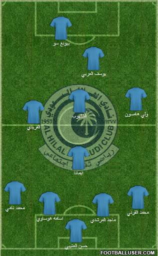 Al-Hilal (KSA) Formation 2011