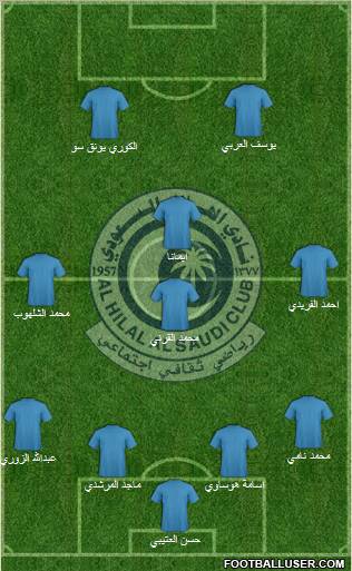 Al-Hilal (KSA) Formation 2011