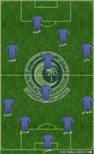 Al-Hilal (KSA) Formation 2011