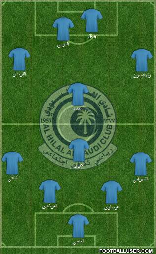 Al-Hilal (KSA) Formation 2011