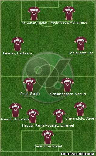 Hannover 96 Formation 2011