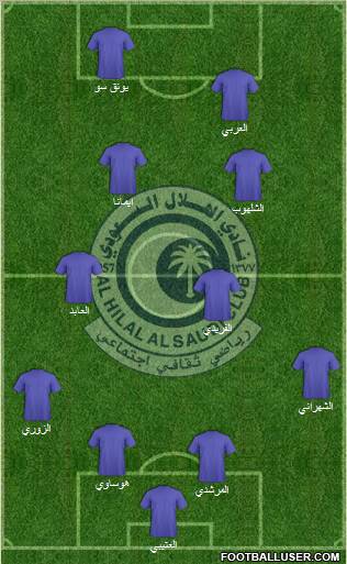 Al-Hilal (KSA) Formation 2011