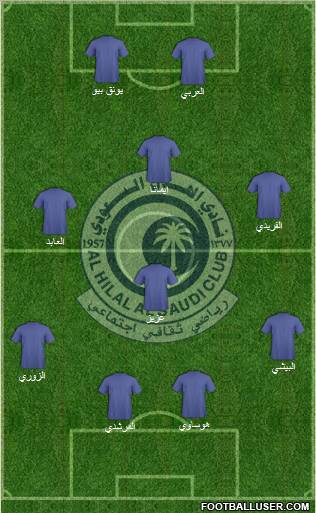 Al-Hilal (KSA) Formation 2011