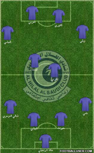 Al-Hilal (KSA) Formation 2011