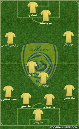 Al-Nassr (KSA) Formation 2011