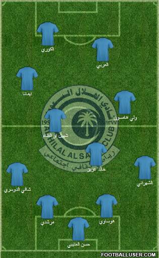 Al-Hilal (KSA) Formation 2011