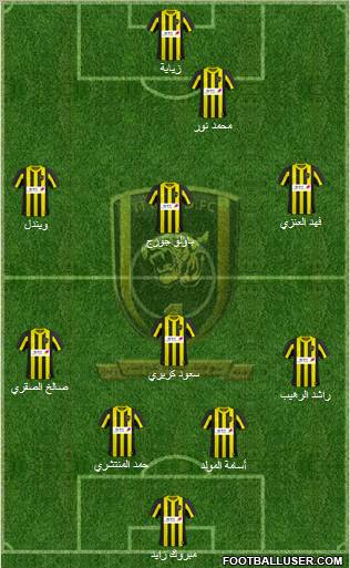 Al-Ittihad (KSA) Formation 2011