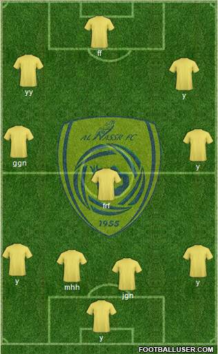 Al-Nassr (KSA) Formation 2011