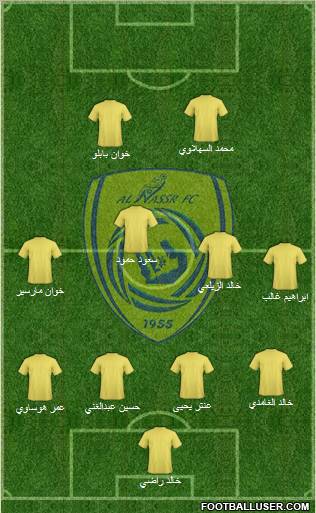 Al-Nassr (KSA) Formation 2011