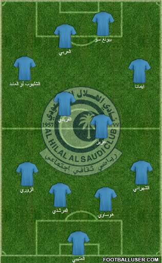 Al-Hilal (KSA) Formation 2011