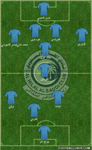 Al-Hilal (KSA) Formation 2011