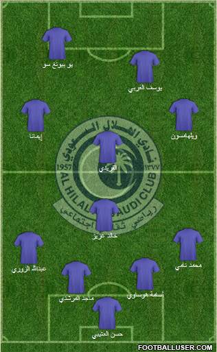 Al-Hilal (KSA) Formation 2011