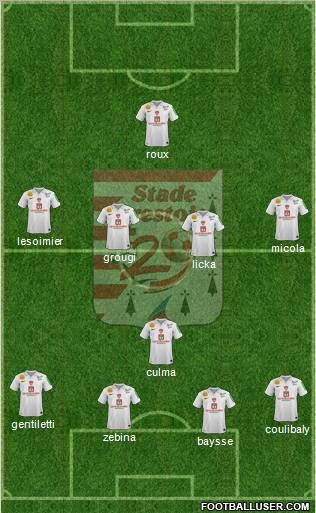 Stade Brestois 29 Formation 2011