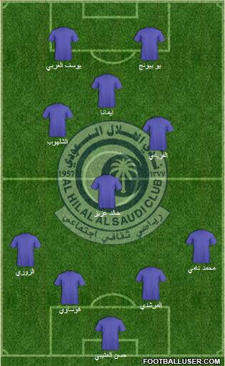 Al-Hilal (KSA) Formation 2011