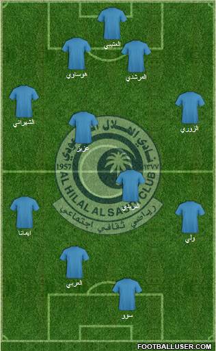 Al-Hilal (KSA) Formation 2011