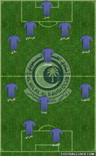 Al-Hilal (KSA) Formation 2011