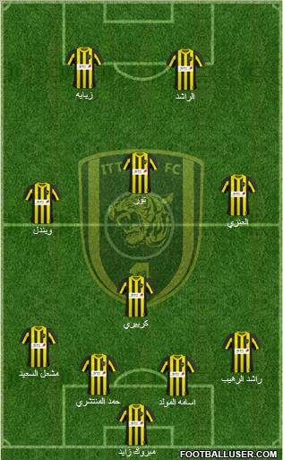 Al-Ittihad (KSA) Formation 2011