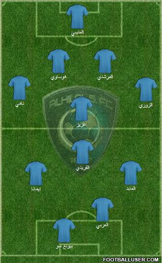 Al-Hilal (KSA) Formation 2011