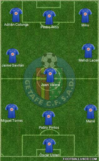 Getafe C.F., S.A.D. Formation 2011