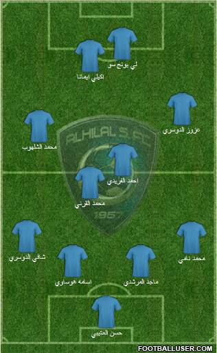 Al-Hilal (KSA) Formation 2011