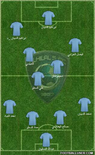 Al-Hilal (KSA) Formation 2011