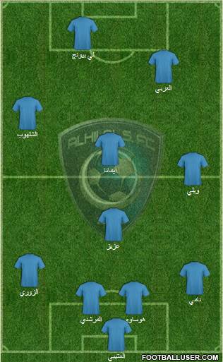 Al-Hilal (KSA) Formation 2011