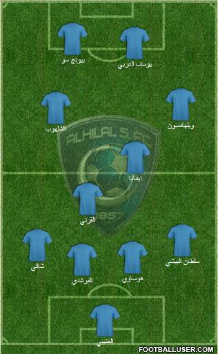 Al-Hilal (KSA) Formation 2011