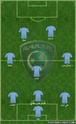 Al-Hilal (KSA) Formation 2011