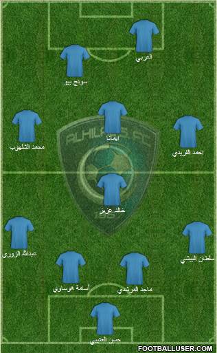 Al-Hilal (KSA) Formation 2011