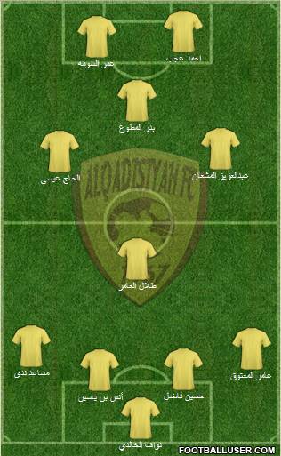 Al-Qadisiyah (KSA) Formation 2011