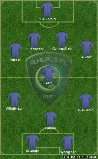 Al-Hilal (KSA) Formation 2011