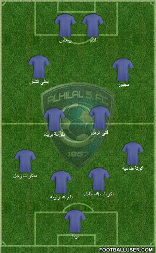 Al-Hilal (KSA) Formation 2011