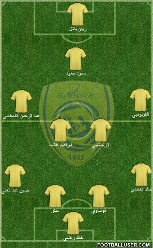 Al-Nassr (KSA) Formation 2011