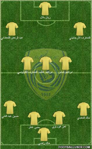 Al-Nassr (KSA) Formation 2011