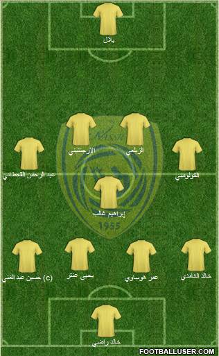 Al-Nassr (KSA) Formation 2011