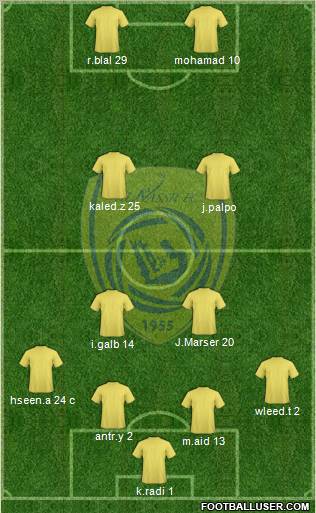 Al-Nassr (KSA) Formation 2011