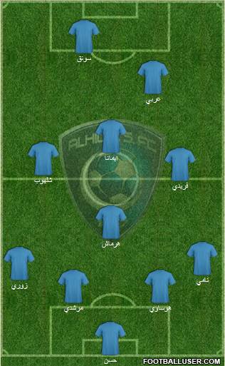 Al-Hilal (KSA) Formation 2011