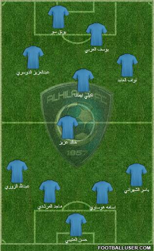 Al-Hilal (KSA) Formation 2011