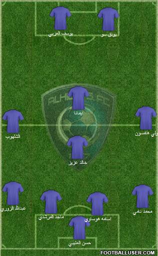 Al-Hilal (KSA) Formation 2011